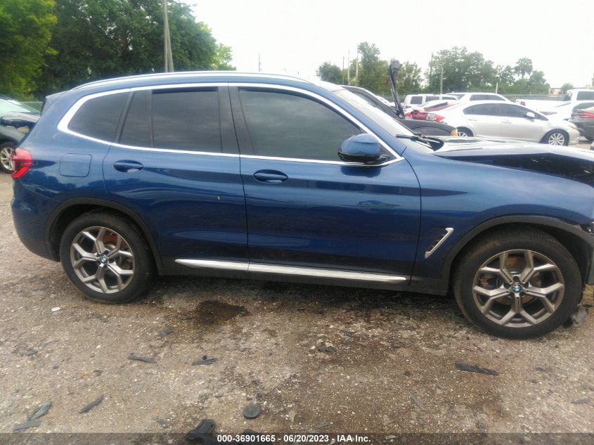 2021 BMW X3 SDRIVE30I - 5UXTY3C02M9E50738