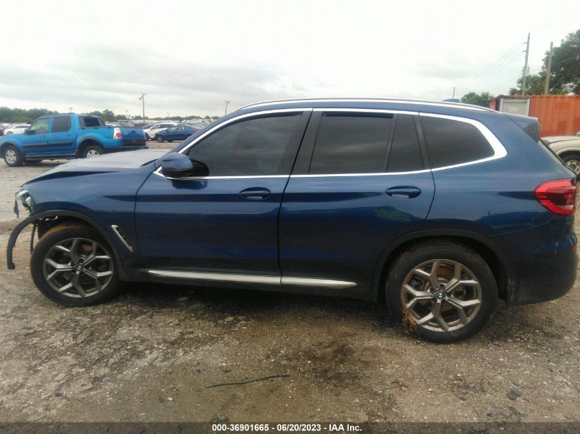 2021 BMW X3 SDRIVE30I - 5UXTY3C02M9E50738