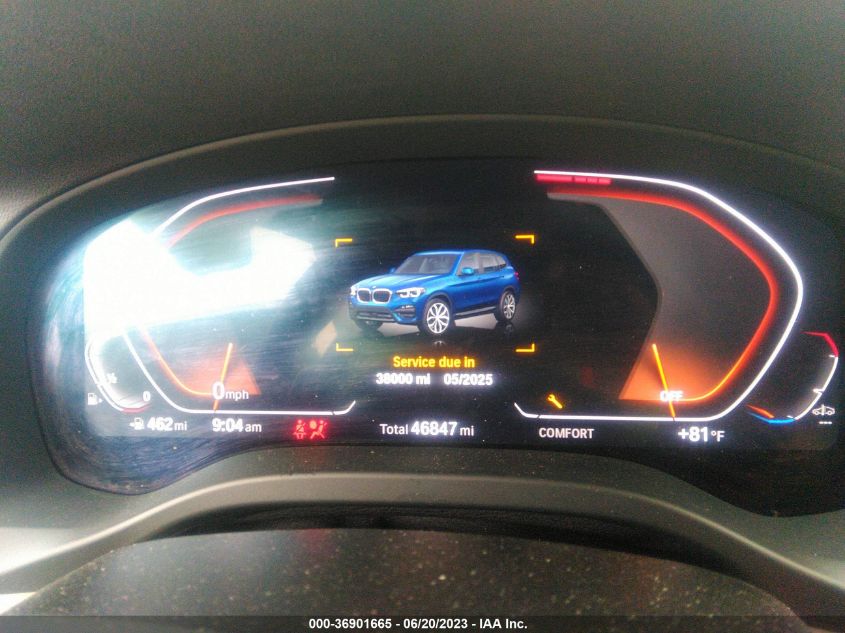2021 BMW X3 SDRIVE30I - 5UXTY3C02M9E50738