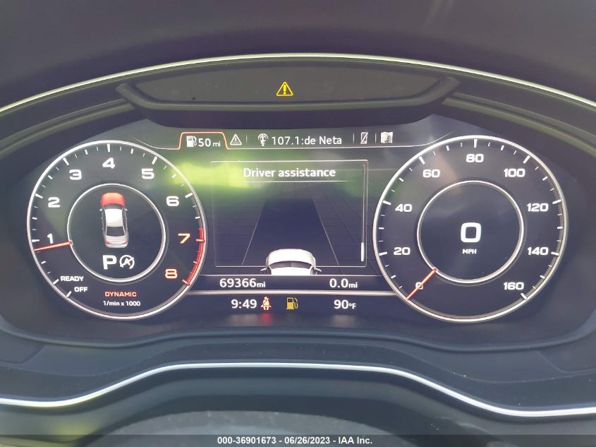 2017 AUDI A4 PREMIUM PLUS - WAUENAF46HN002046