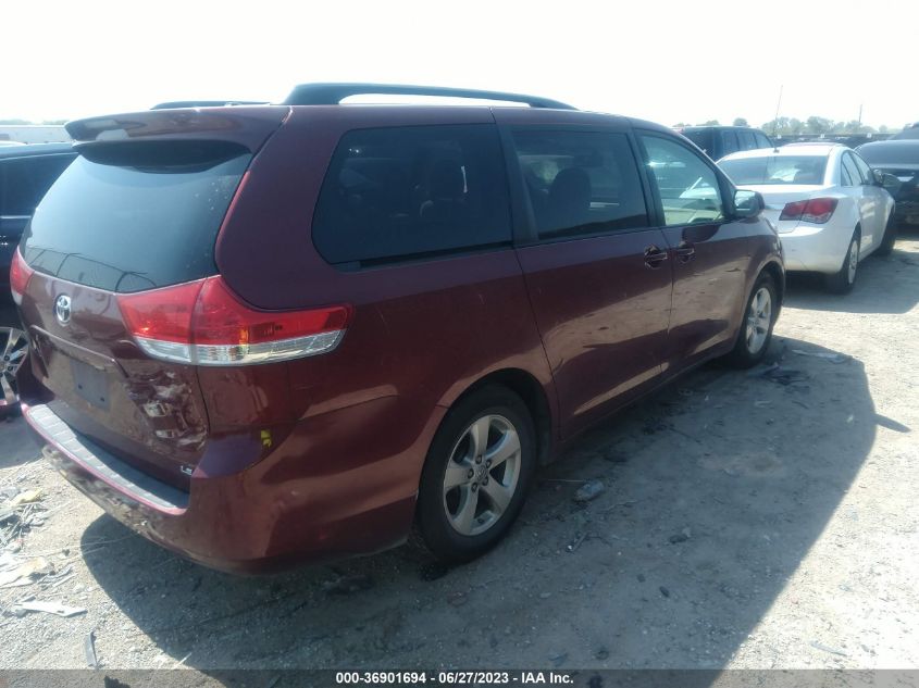 2013 TOYOTA SIENNA LE - 5TDKK3DC7DS362564