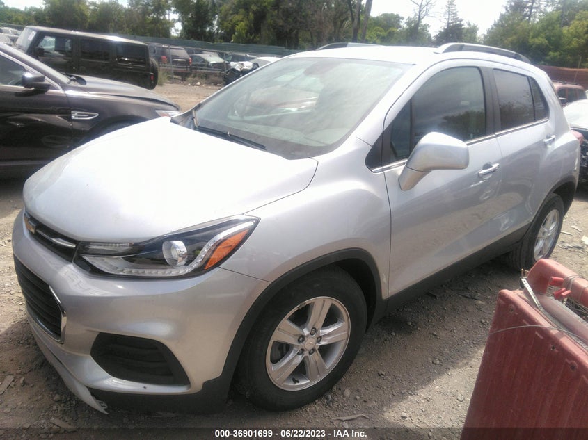 VIN 3GNCJLSB8KL355280 2019 CHEVROLET TRAX LT