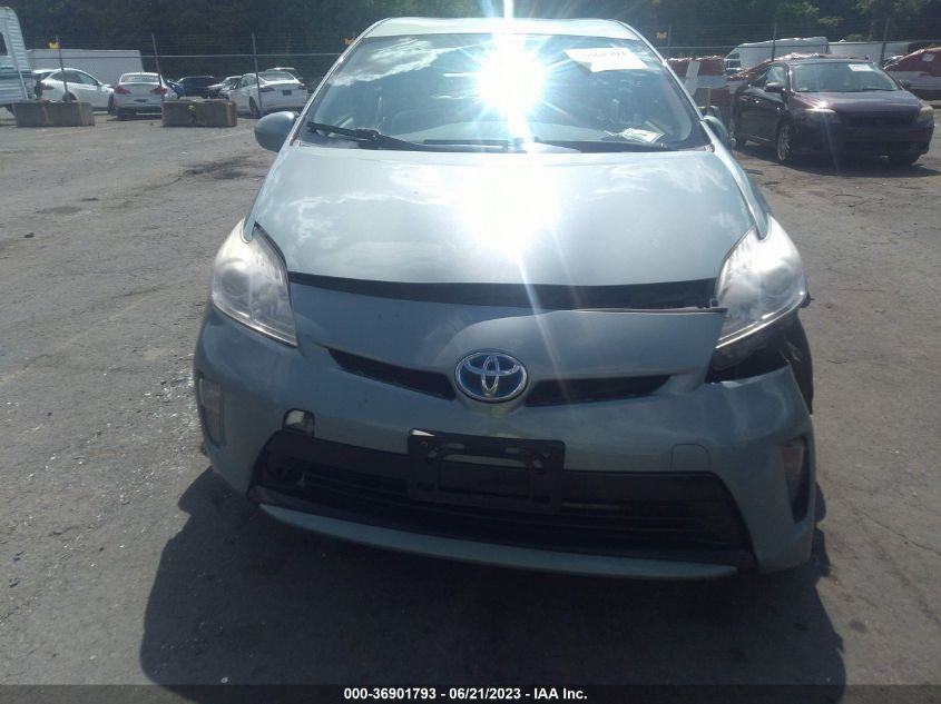 2013 TOYOTA PRIUS FOUR - JTDKN3DU9D5639513