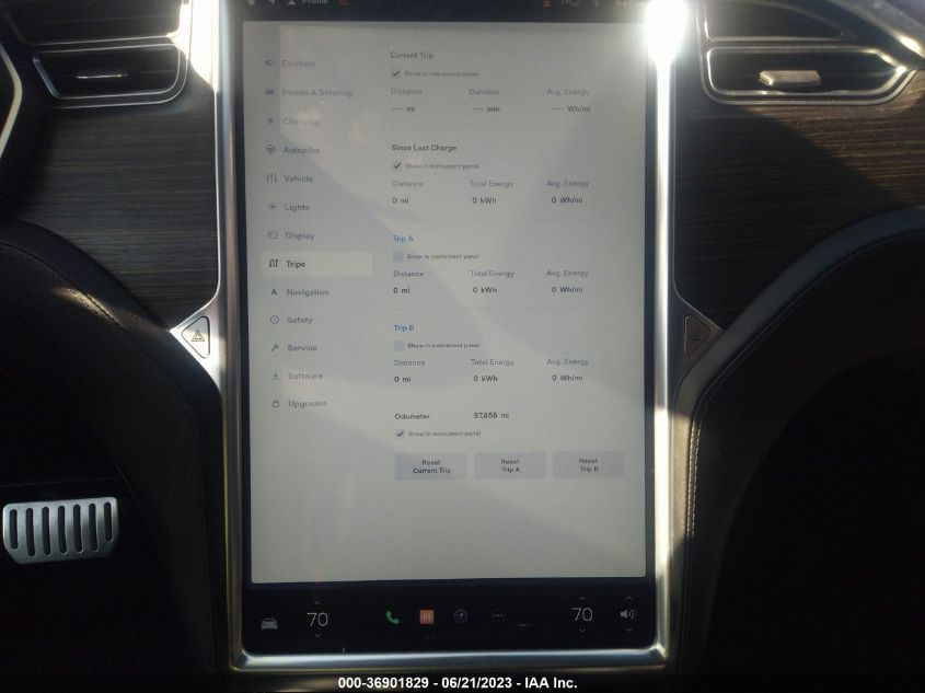 2016 TESLA MODEL S 90D/P90D/P100D/P85D - 5YJSA1E4XGF125347