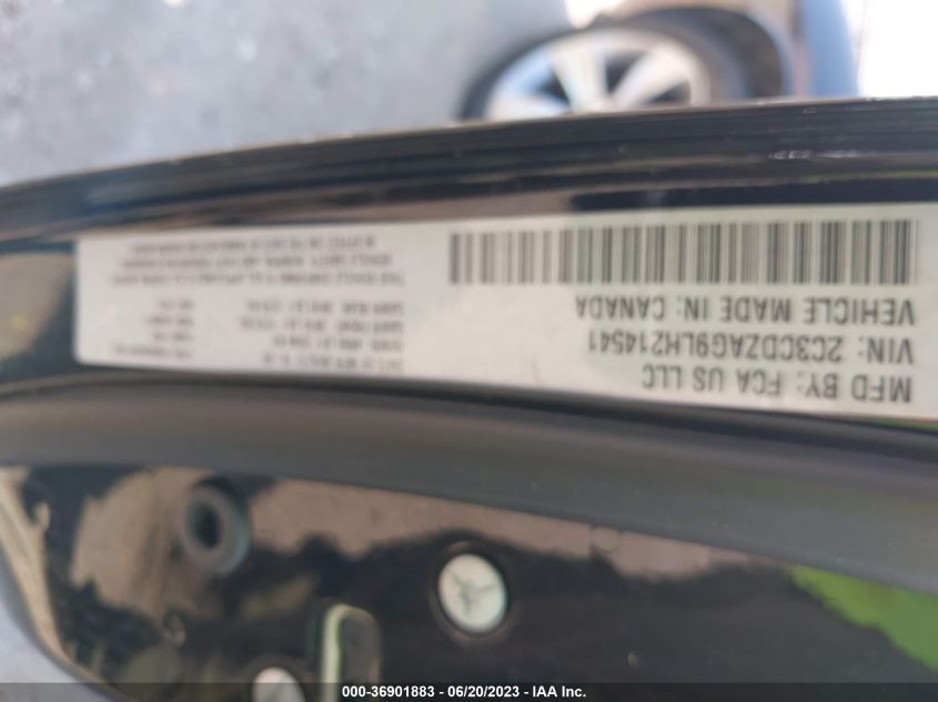 2020 DODGE CHALLENGER SXT - 2C3CDZAG9LH214541