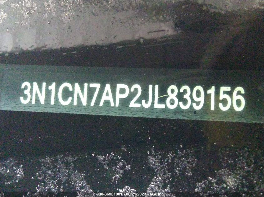2018 NISSAN VERSA SEDAN S PLUS - 3N1CN7AP2JL839156