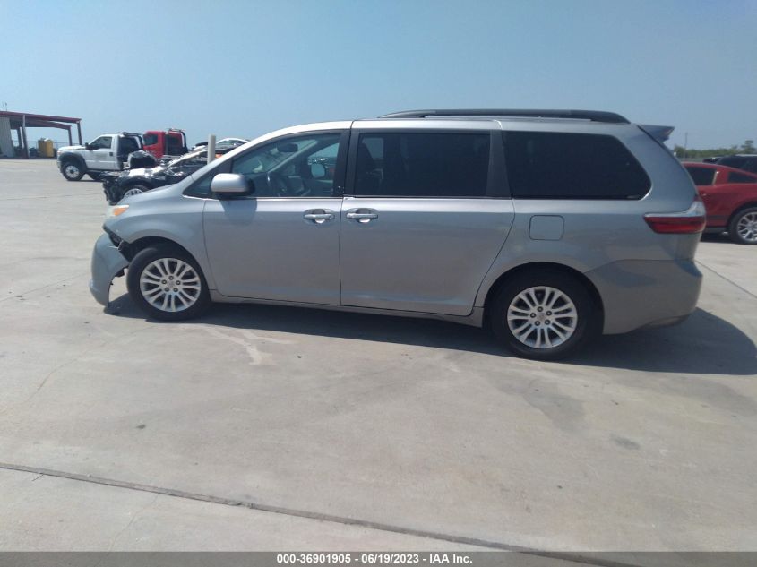 2016 TOYOTA SIENNA XLE/XLE AAS/LTD - 5TDYK3DC3GS694404