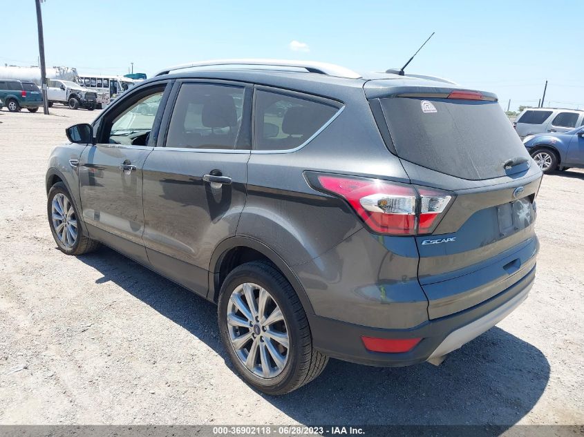 2017 FORD ESCAPE TITANIUM - 1FMCU0JD7HUE47377