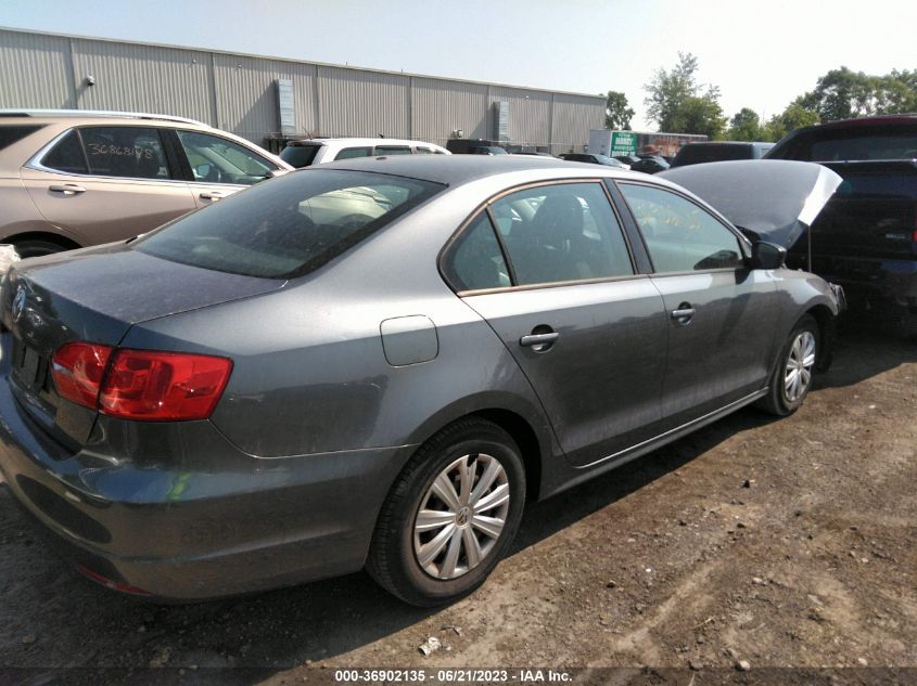 2014 VOLKSWAGEN JETTA SEDAN S - 3VW2K7AJXEM208388