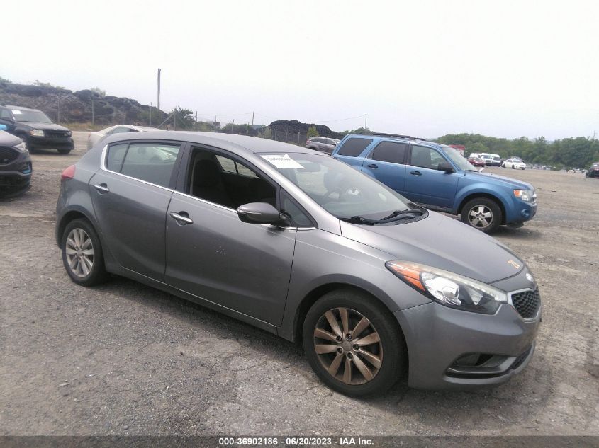2014 KIA FORTE 5-DOOR EX - KNAFX5A82E5239984
