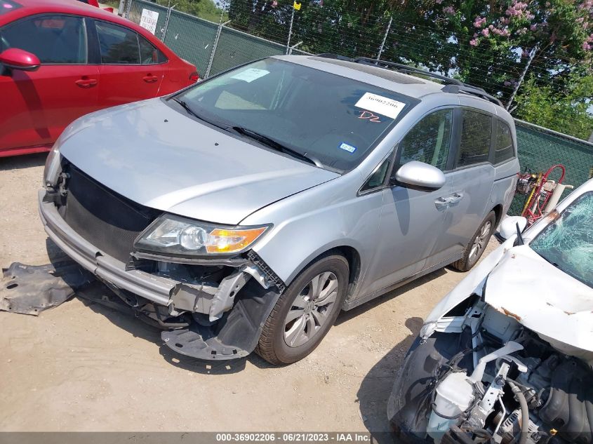 2014 HONDA ODYSSEY EXL - 5FNRL5H67EB042145
