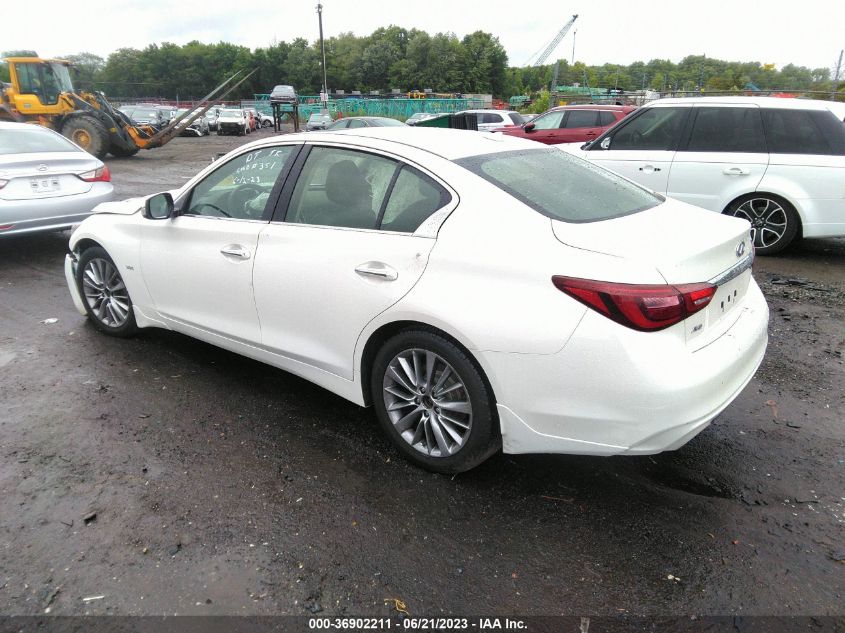 2018 INFINITI Q50 3.0T LUXE - JN1EV7AR5JM439057