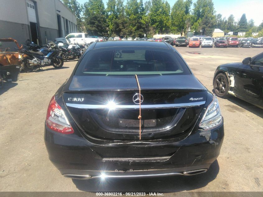 2016 MERCEDES-BENZ C-CLASS C 300 - 55SWF4KB6GU136139