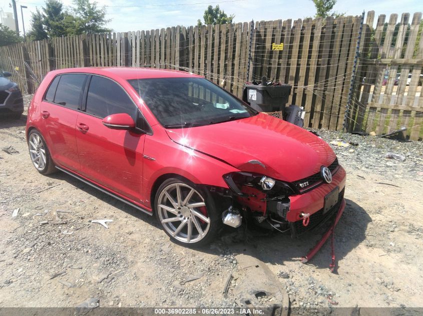 2016 VOLKSWAGEN GOLF GTI S - 3VW4T7AU5GM064669