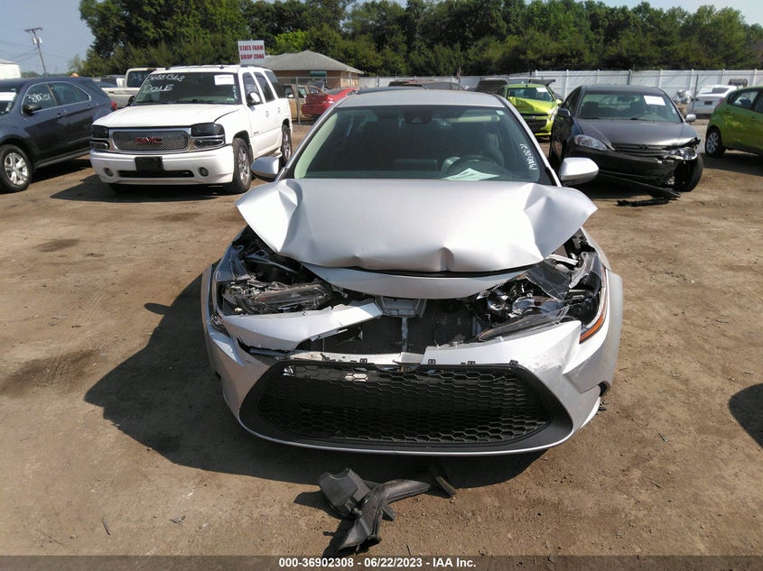 VIN 5YFEPMAE0NP293477 2022 TOYOTA COROLLA LE