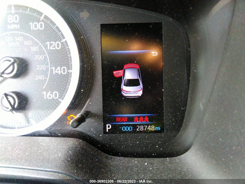VIN 5YFEPMAE0NP293477 2022 TOYOTA COROLLA LE