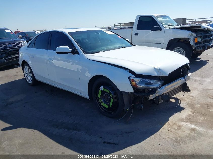 2013 AUDI A4 PREMIUM - WAUAFAFL8DN019198