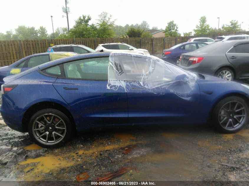 2022 TESLA MODEL 3 - 5YJ3E1EBXNF115678