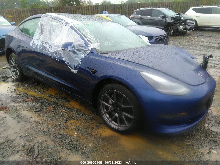 2022 TESLA MODEL 3 - 5YJ3E1EBXNF115678