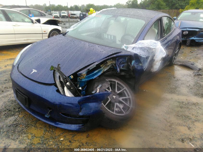 2022 TESLA MODEL 3 - 5YJ3E1EBXNF115678