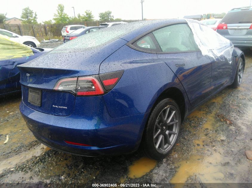 2022 TESLA MODEL 3 - 5YJ3E1EBXNF115678