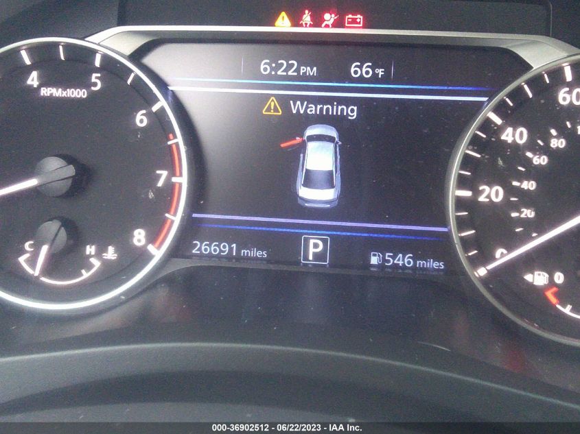 2022 NISSAN ALTIMA 2.5 SV - 1N4BL4DV0NN386321