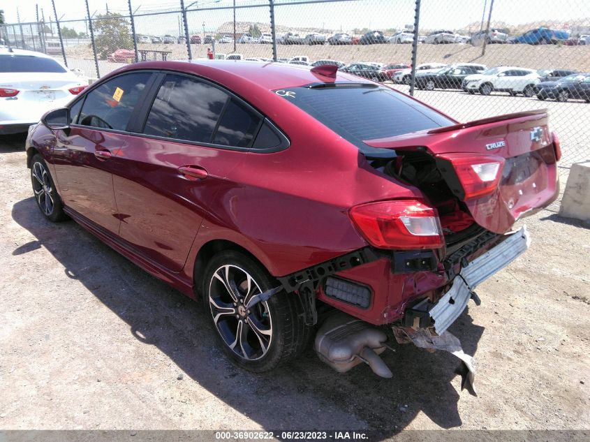 2019 CHEVROLET CRUZE LT - 1G1BE5SMXK7117479
