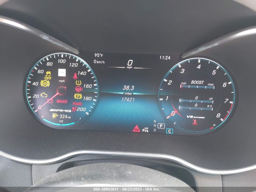2021 MERCEDES-BENZ GLC AMG GLC 63 - W1N0J8JB6MF973519