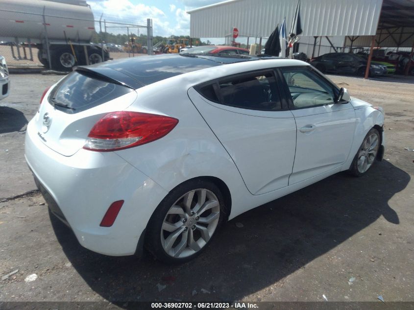 2013 HYUNDAI VELOSTER W/GRAY INT - KMHTC6AD1DU139198