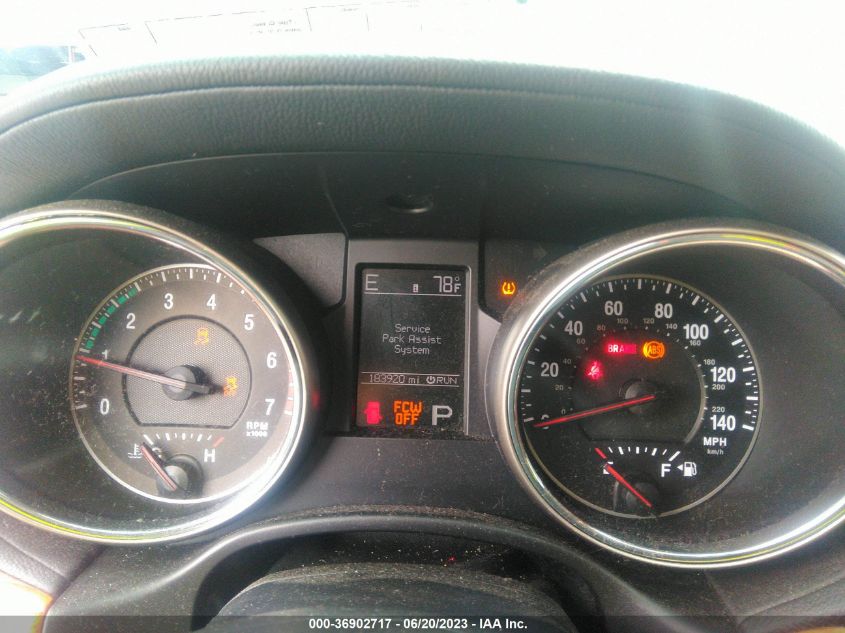 2013 JEEP GRAND CHEROKEE OVERLAND - 1C4RJFCT4DC536547