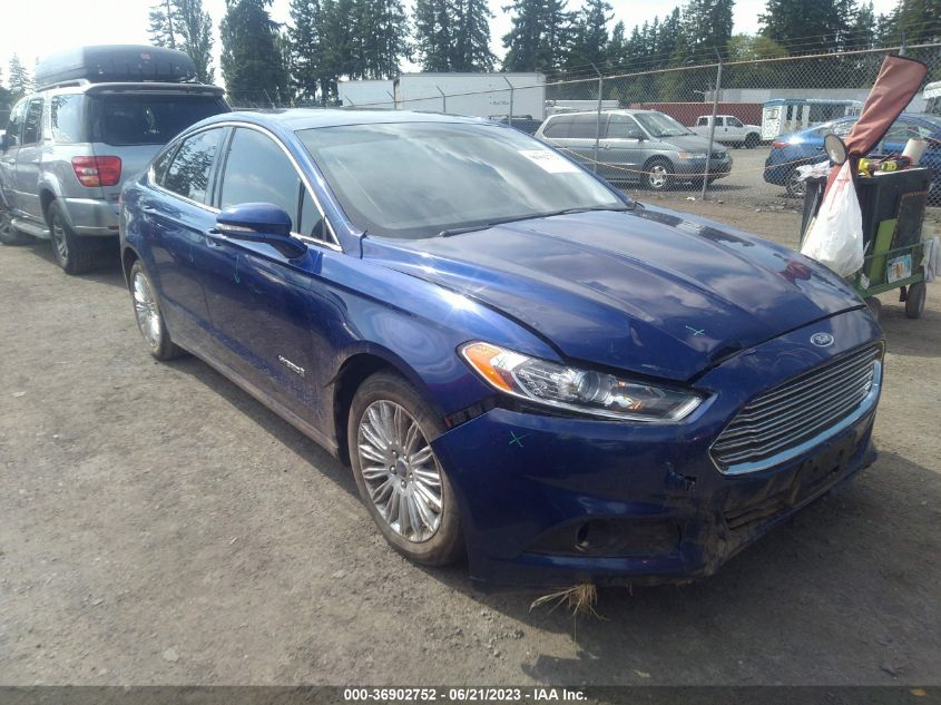 2013 FORD FUSION SE HYBRID - 3FA6P0LUXDR345729