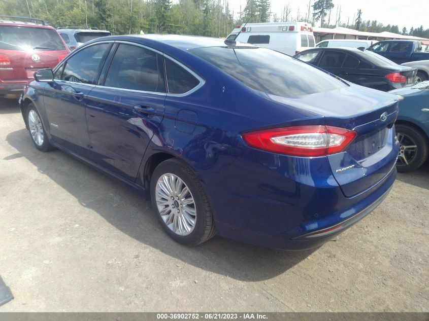 2013 FORD FUSION SE HYBRID - 3FA6P0LUXDR345729