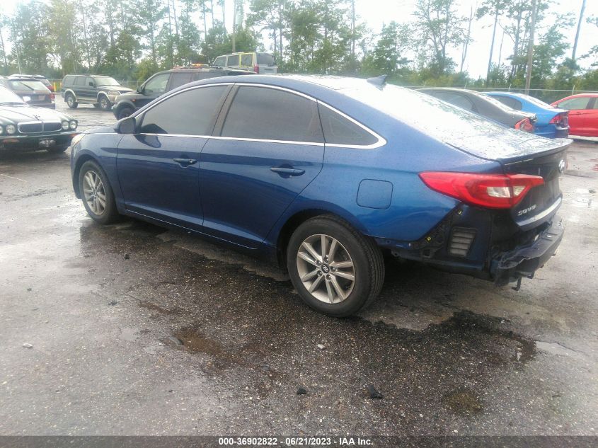 2016 HYUNDAI SONATA 2.4L SE - 5NPE24AF1GH387505