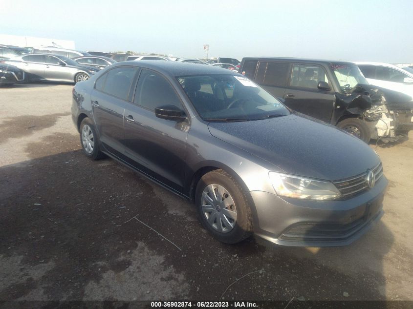 2015 VOLKSWAGEN JETTA SEDAN 2.0L S - 3VW2K7AJ4FM321576