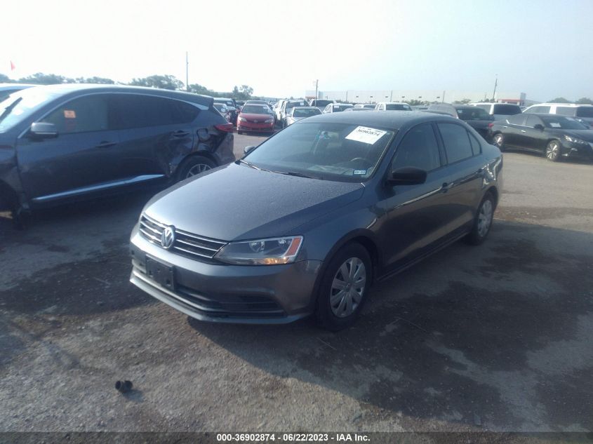 2015 VOLKSWAGEN JETTA SEDAN 2.0L S - 3VW2K7AJ4FM321576