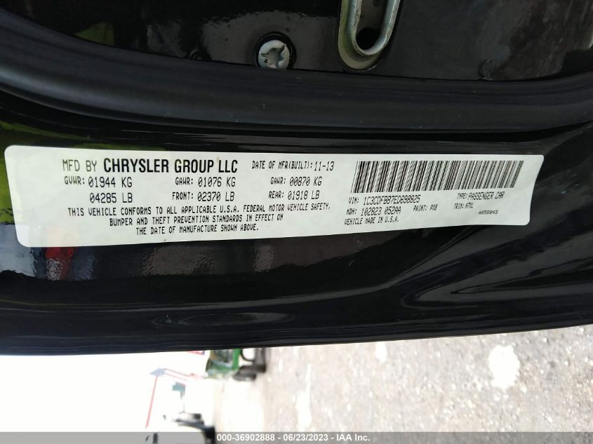 2014 DODGE DART SXT - 1C3CDFBB7ED698825