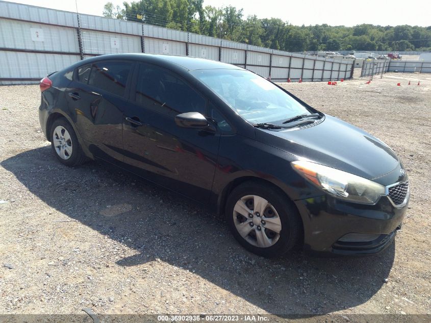2015 KIA FORTE LX - KNAFK4A65F5376281