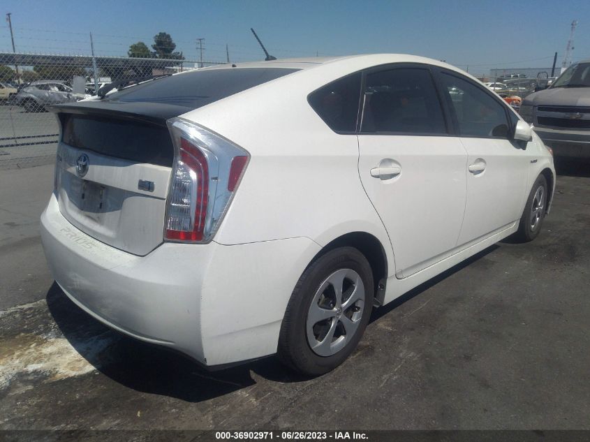 2013 TOYOTA PRIUS ONE/TWO/THREE/FOUR/FIVE - JTDKN3DU4D0353873