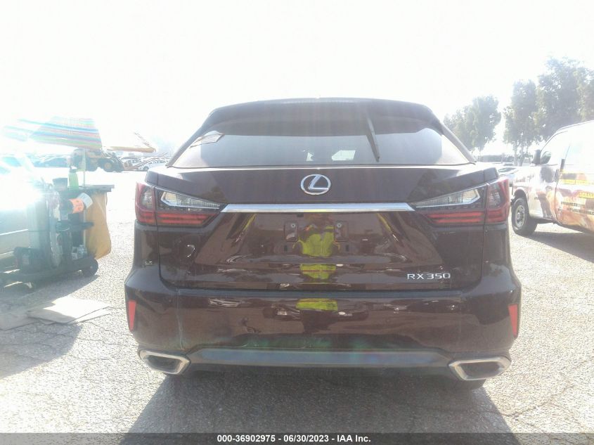 2018 LEXUS RX RX 350 - 2T2ZZMCAXJC109710