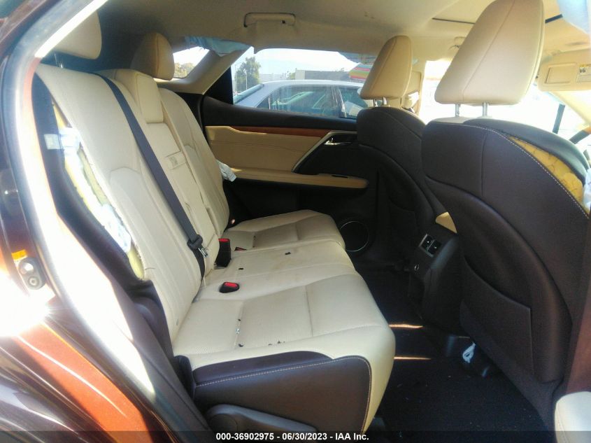 2018 LEXUS RX RX 350 - 2T2ZZMCAXJC109710
