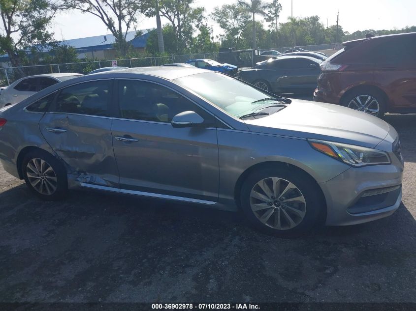 2015 HYUNDAI SONATA 2.4L SPORT - 5NPE34AF8FH042726