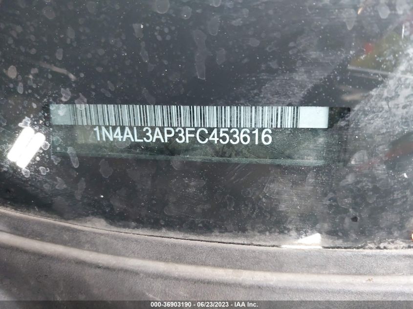 2015 NISSAN ALTIMA 2.5 S - 1N4AL3AP3FC453616