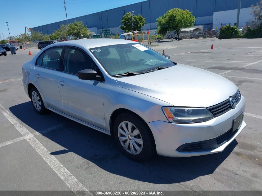 2013 VOLKSWAGEN JETTA SEDAN S - 3VW1K7AJ1DM282843