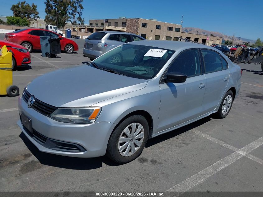 2013 VOLKSWAGEN JETTA SEDAN S - 3VW1K7AJ1DM282843