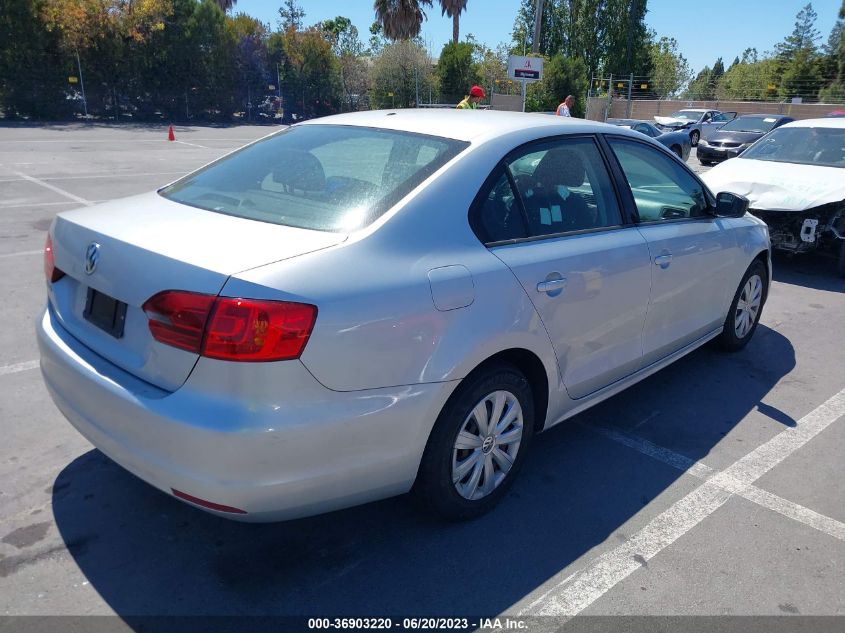 2013 VOLKSWAGEN JETTA SEDAN S - 3VW1K7AJ1DM282843