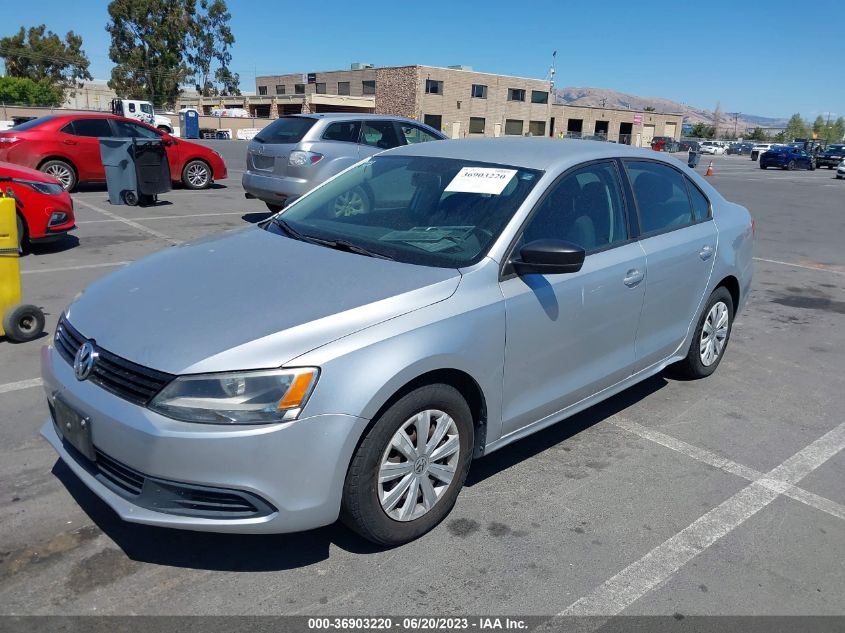 2013 VOLKSWAGEN JETTA SEDAN S - 3VW1K7AJ1DM282843