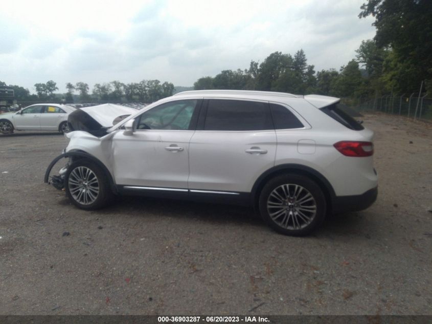 2016 LINCOLN MKX RESERVE - 2LMTJ8LR1GBL68098