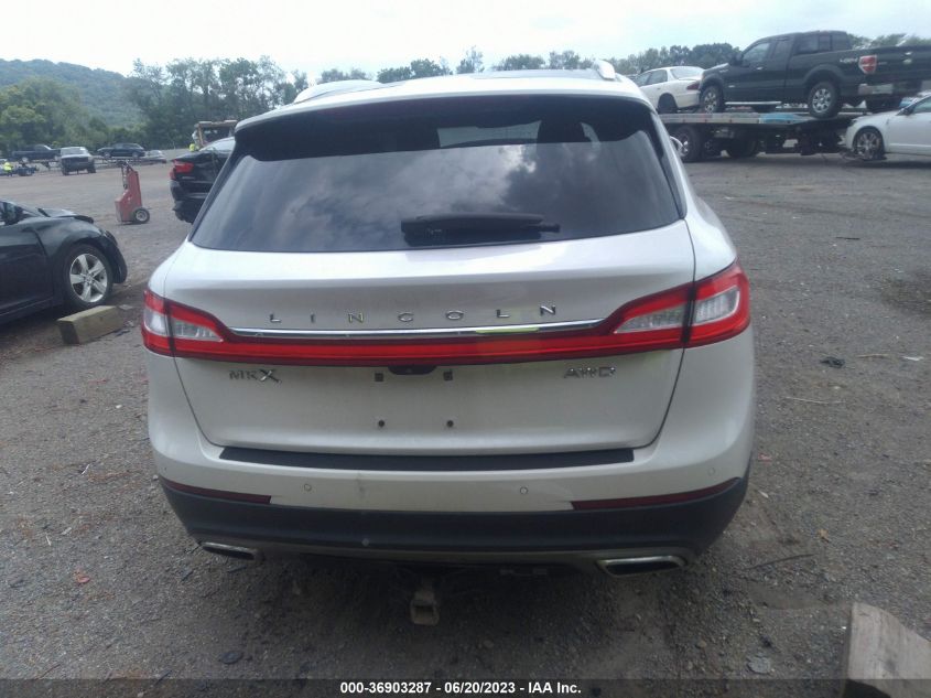 2016 LINCOLN MKX RESERVE - 2LMTJ8LR1GBL68098