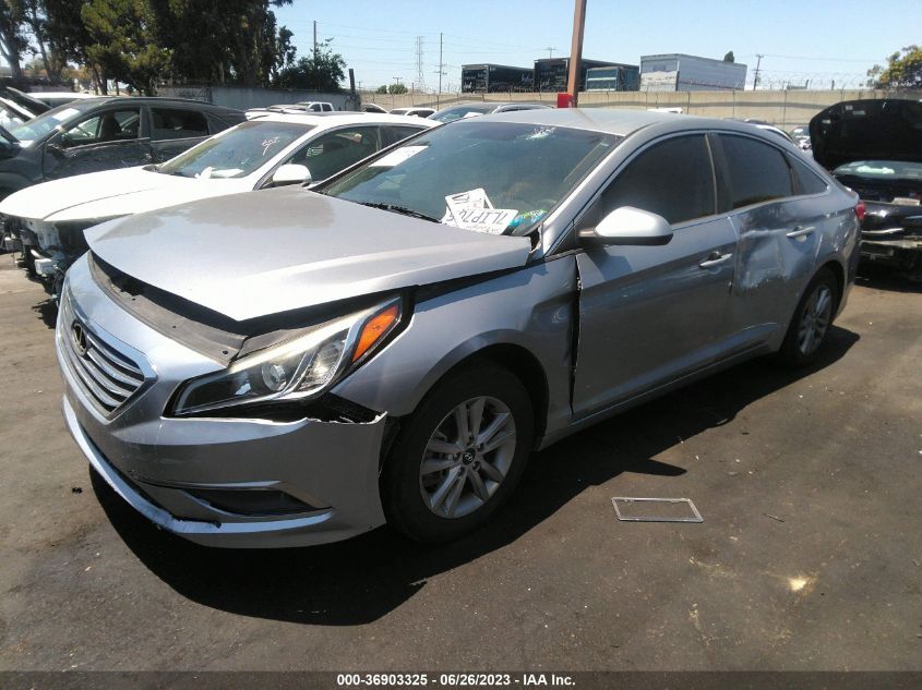 2015 HYUNDAI SONATA 2.4L SE - 5NPE24AF7FH209421