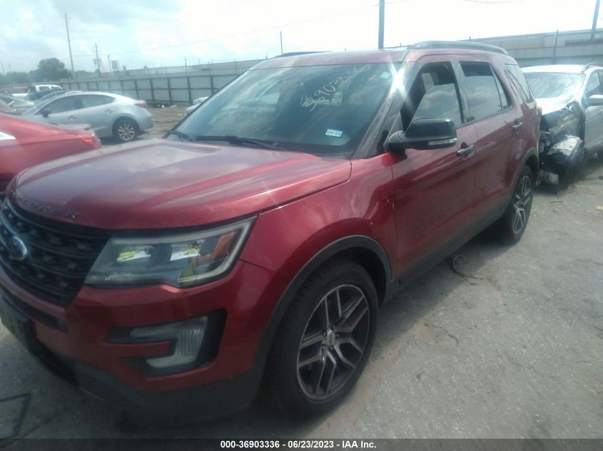 2017 FORD EXPLORER SPORT - 1FM5K8GT0HGD23705